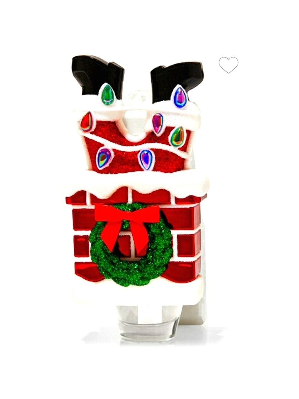 SANTA IN CHIMNEY WALLFLOWERS FRAGRANCE PLUG BY BATH AND BODY WORKS - Picture 1 of 1